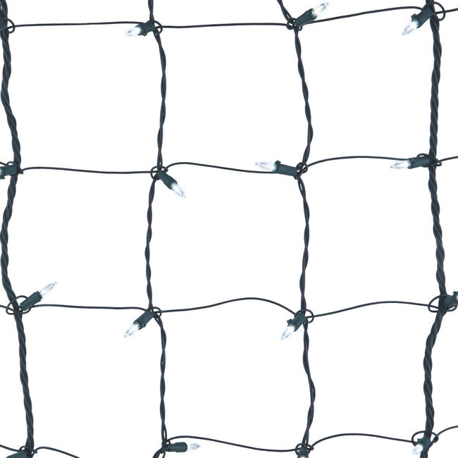 technology-Mini Net Lights - 4ft x 4ft - 100-Count - Pure White