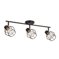 Keele Track Lighting Kit LED Adjustable Ceiling Fixture - 3-Light - Oil Rubbed Bronze placed on a white background