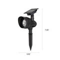 NOMA Solar powered LED Path light dimensions - 7.1 X 6.8