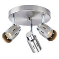 Eglinton Track Lighting Kit LED Adjustable Semi-Flush-Mount Ceiling Fixture - 3-Light - Steel
