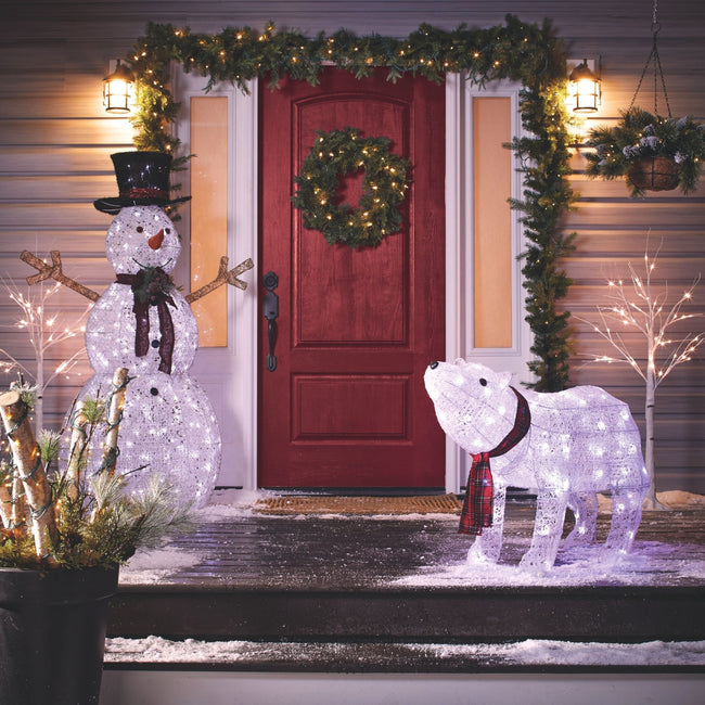 technology-Polar Bear Pre-Lit LED Christmas Lawn Décor