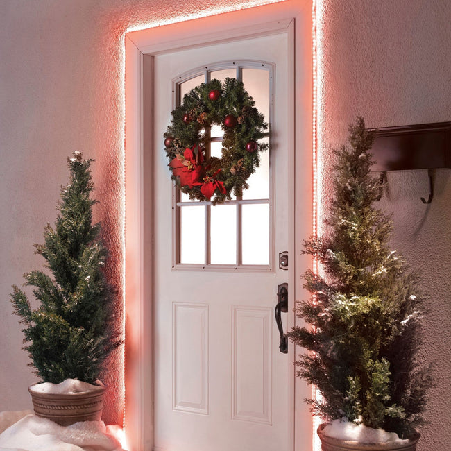 technology-Flexible LED Rope Light - 24-Ft - Red