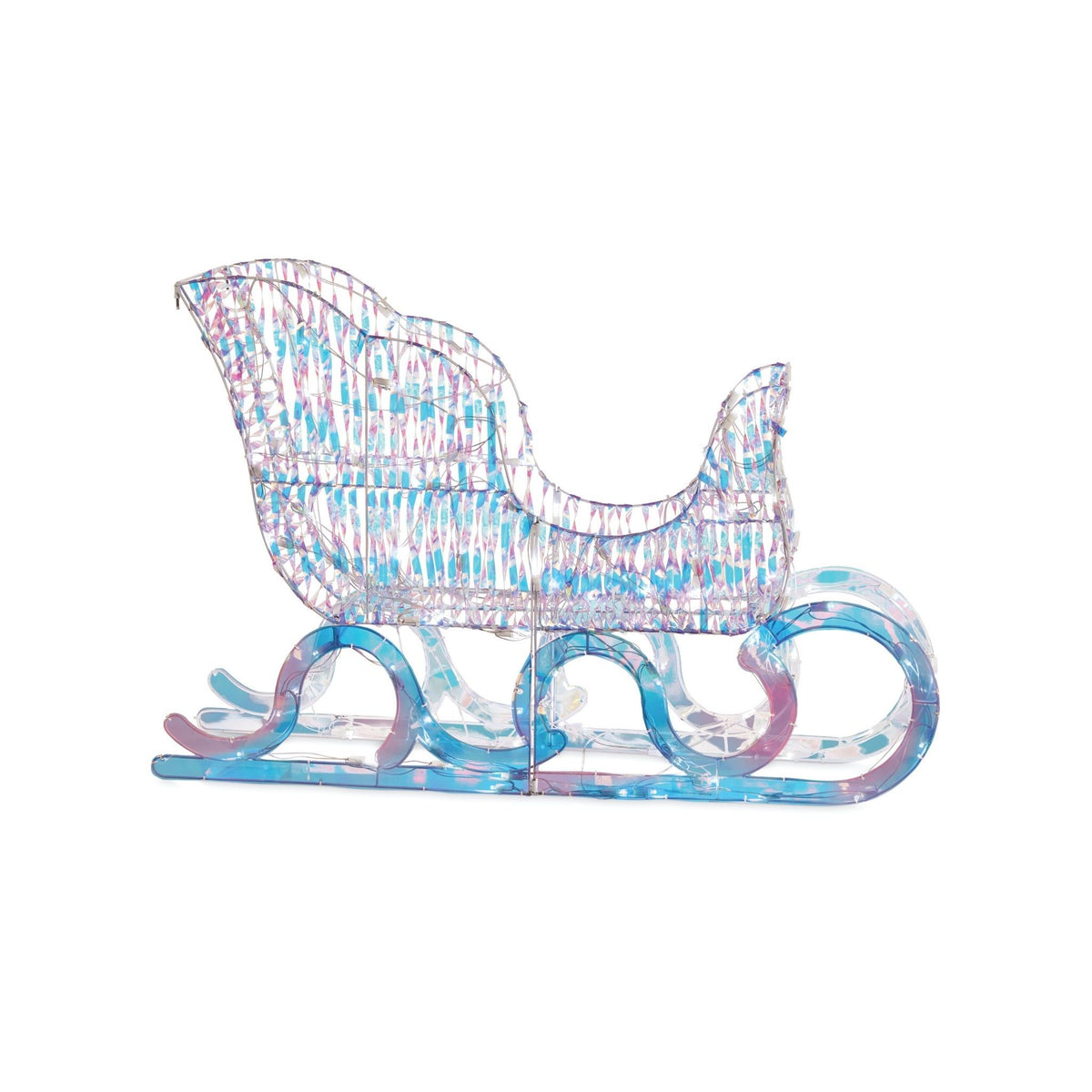 3 1/2 ft. Lighted Glittering on sale Sleigh