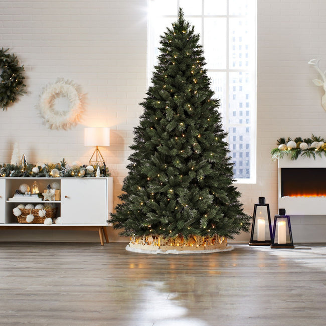 technology-Collins Pine 7.5-Ft Christmas Tree - 300 Warm White LED Lights
