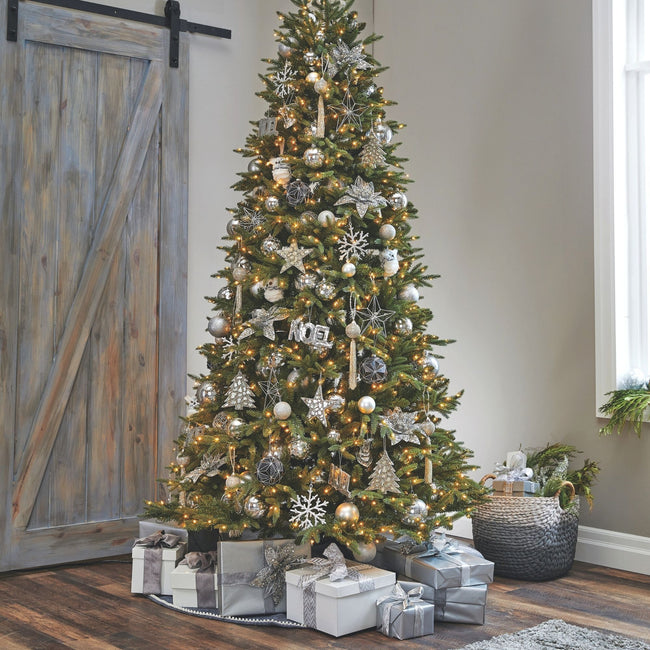 technology-Piedmont Fir 7.5-Ft Christmas Tree - 1000 Micro-Brite LED Lights