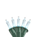 NOMA Cool White Mini LED String Light Bulbs Fanned Out on White Background
