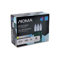 NOMA Mini LED String Lights Cool White -70 Count, Packaging Box on White Background