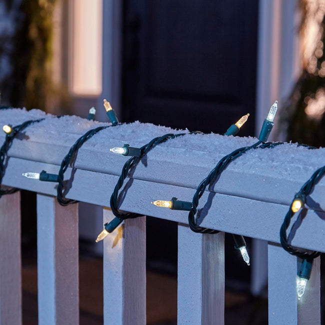 technology-Mini LED Christmas String Lights - 70-Count - Warm & Pure White