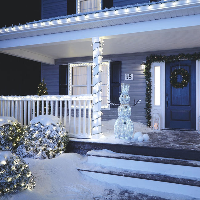 technology-Mini Net Lights - 4ft x 4ft - 100-Count - Pure White