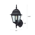 NOMACoachOutdoorWallLanternBlackCTI2524025