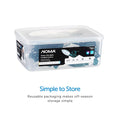 NOMA Pure White Quick Clip C9 - 25 Count, Reusable Packaging Box on White Background