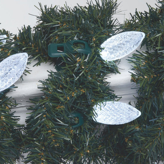 technology-Quick Clip™ C9 LED Christmas String Lights - 25-Count - Pure White