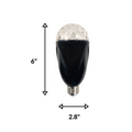NOMA LED Kaleidoscope Projector Light For Holiday - White with measurements
