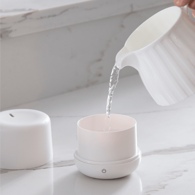 technology-Ultrasonic Humidifier With Cool Mist For Office & Small Rooms, 0.1 Liter