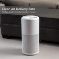 Medium air-purifier in a home environment