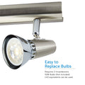 Futura track light bulb close up - easy to replace bulbs