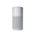 Medium white air purifier on white background