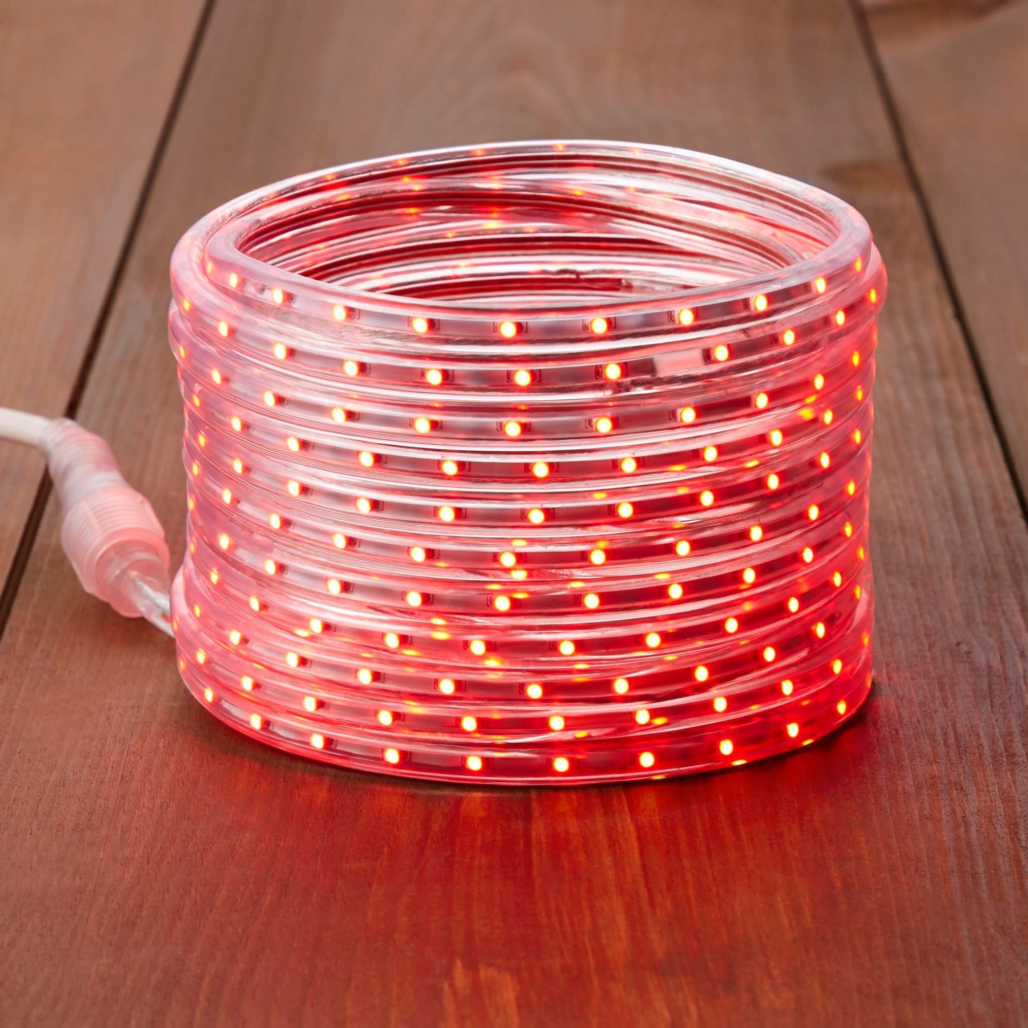 Flexible LED Rope Light - 24-Ft - Red
